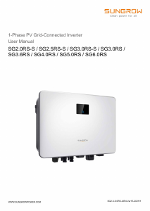 Manual Sungrow SG3.6RS Grid-tie Inverter