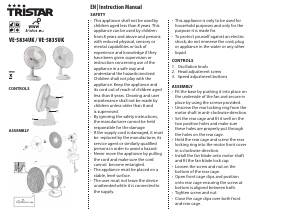 Handleiding Tristar VE-5834UK Ventilator