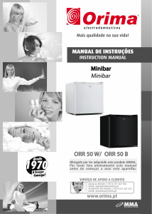 Bruksanvisning Orima ORR 50 B Kylskåp