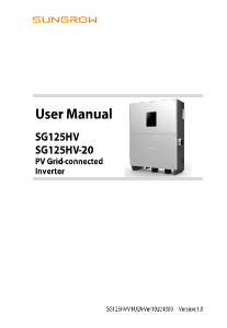 Manual Sungrow SG125HV Grid-tie Inverter