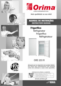 Bruksanvisning Orima ORS 255 R Kylskåp