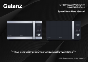 Manual Galanz GSWWA12BKSA10 Microwave