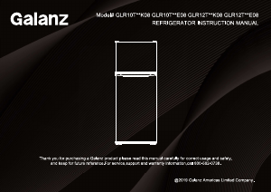 Manual Galanz GLR12TBKK08 Fridge-Freezer