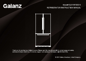 Manual Galanz GLR18FS5S16 Fridge-Freezer