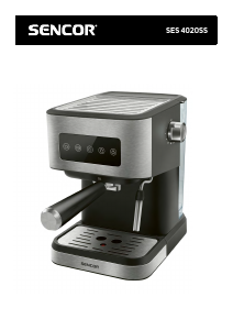 Handleiding Sencor SES 4020SS Espresso-apparaat