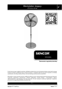 Instrukcja Sencor SFN 4040SL Wentylator