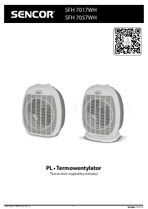 Instrukcja Sencor SFH 7017WH Ogrzewacz