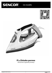 Instrukcja Sencor SSI 3520RS Żelazko