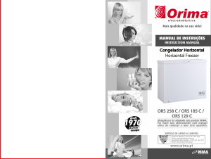 Manual Orima ORS 258 C Congelador