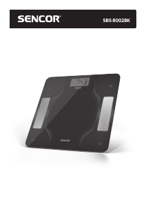 Instrukcja Sencor SBS 8002BK Waga