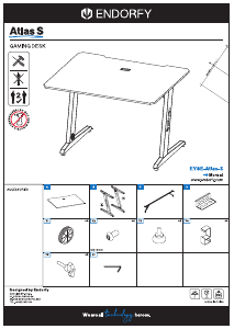 Instrukcja Endorfy EY8E001 Atlas S Biurko