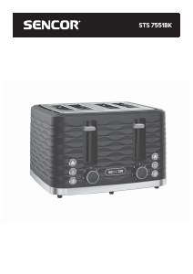 Instrukcja Sencor STS 7551BK Toster