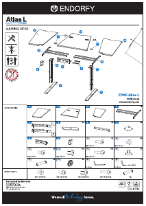 Manual Endorfy EY8E003 Atlas L Desk