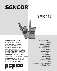 Handleiding Sencor SMR 113 Walkie-talkie