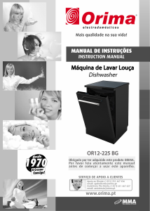 Bruksanvisning Orima OR 12-225 BG Diskmaskin