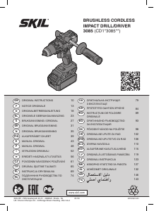 Instrukcja Skil 3085 HC Wiertarko-wkrętarka