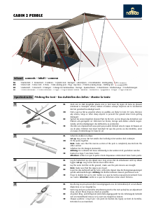 Manuale Nomad Cabin 2 Pebble Tenda