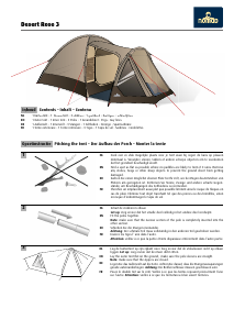 Handleiding Nomad Desert Rose 3 Tent