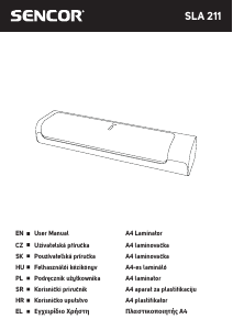 Handleiding Sencor SLA 211 Lamineermachine