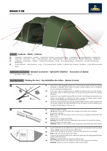 Handleiding Nomad Masai 5 LW Tent