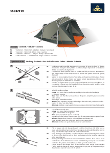 Handleiding Nomad Source IV Tent