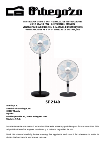 Handleiding Orbegozo SF 2140 Ventilator