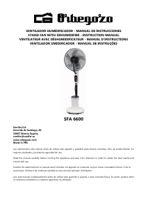 Mode d’emploi Orbegozo SFA 6600 Ventilateur