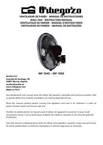 Handleiding Orbegozo WF 1045 Ventilator