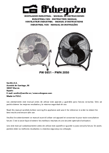 Handleiding Orbegozo PWN 2050 Ventilator