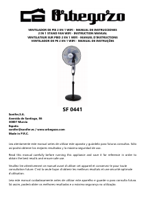 Manual de uso Orbegozo SF 0441 Ventilador