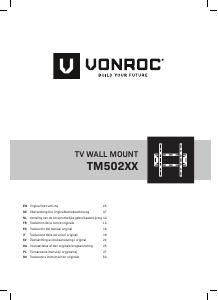 Handleiding Vonroc TM502XX Muurbeugel