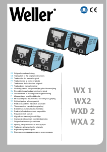 Kasutusjuhend Weller WXA 2 Jootekolb