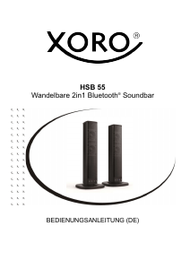 Bedienungsanleitung Xoro HSB 55 Heimkinosystem