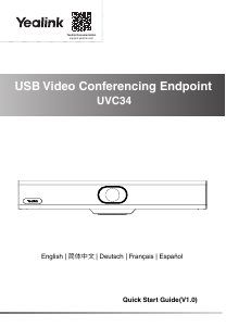 Handleiding Yealink UVC34 Webcam