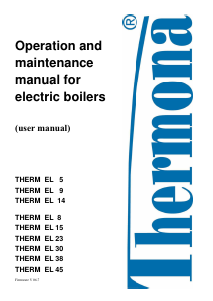 Handleiding Thermona THERM EL 15 CV-ketel