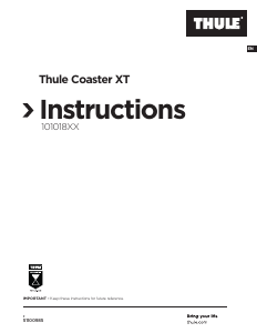 Handleiding Thule Coaster XT Fietskar