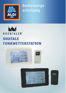 Bedienungsanleitung Krontaler WS 0306-w Wetterstation