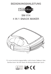 Bedienungsanleitung Cook o Fino SM 014 Kontaktgrill