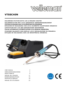 Manual de uso Velleman VTSSC40N Pistola de soldadura