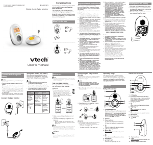 Handleiding Vtech BM2150 Babyfoon
