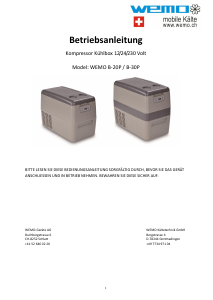 Bedienungsanleitung Wemo B-20P Kühlbox