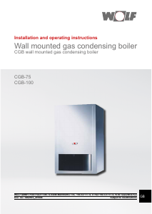 Handleiding Wolf CGB-75 CV-ketel