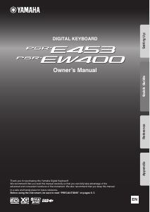Handleiding Yamaha PSR-EW400 Keyboard