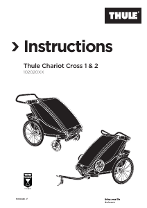 説明書 Thule Chariot Cross 2 自転車トレーラー