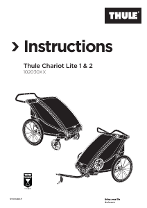 説明書 Thule Chariot Lite 1 自転車トレーラー