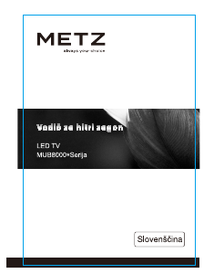 Priročnik Metz 55MUB8000 LED-televizor
