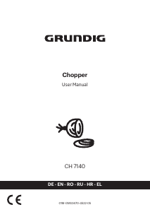 Handleiding Grundig CH 7140 Hakmolen