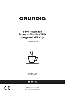 Bedienungsanleitung Grundig KSM 5330 Espressomaschine