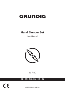 Manual Grundig BL 7180 Hand Blender
