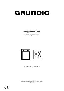 Bedienungsanleitung Grundig GEHM19310BMPF Backofen